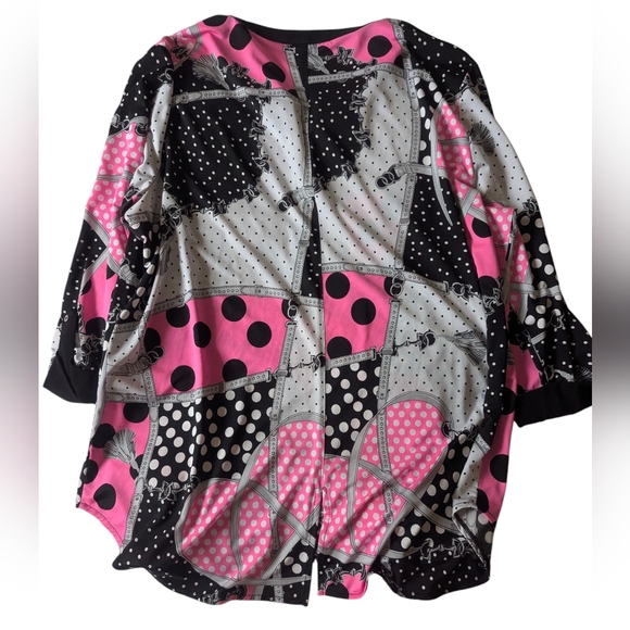 Two Piece 90s Abstract Shirt And Jacket - Picture 7 of 9